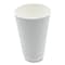 Boardwalk Paper Hot Cups, Double-Walled, 16 oz, White, 25PK BWKDW16HCUPPK - alternate 4